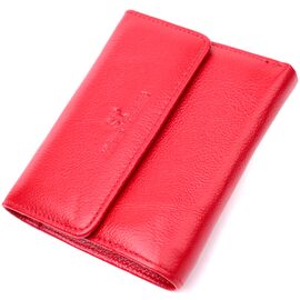 Купить - Женский яркий кошелек с монетницей из натуральной кожи ST Leather 19493 Красный, фото , характеристики, отзывы