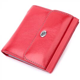 Купить - Женский кошелек среднего размера из натуральной кожи ST Leather 19496 Красный, фото , характеристики, отзывы