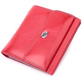 Купить Женский кошелек среднего размера из натуральной кожи ST Leather 19496 Красный, фото , характеристики, отзывы