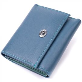 Придбати Маленький гаманець для жінок із натуральної шкіри ST Leather 19501 Бірюзовий, image , характеристики, відгуки