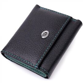 Придбати Жіночий невеликий гаманець з натуральної шкіри ST Leather 19504 Чорний, image , характеристики, відгуки