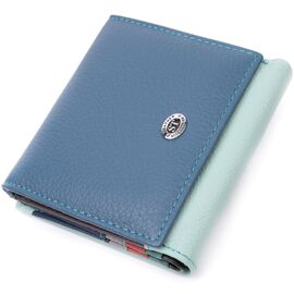 Купить - Женский кошелек с оригинальной монетницей из натуральной кожи ST Leather 19508 Разноцветный, фото , характеристики, отзывы