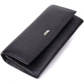 Купить Классический женский кошелек из натуральной кожи CANPELLINI 20872_1 Черный, фото , характеристики, отзывы