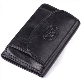 Придбати Компактный женский кошелек из глянцевой натуральной кожи Tony Perotti 20886_1 (1263 nero) Черный, image , характеристики, відгуки