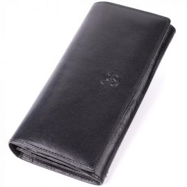 Придбати Женский вместительный кошелек из натуральной кожи Tony Perotti 20905_1 (3630 nero) Черный, image , характеристики, відгуки