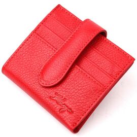 Придбати Яскравий жіночий гаманець із натуральної шкіри KARYA 20942 Червоний, image , характеристики, відгуки