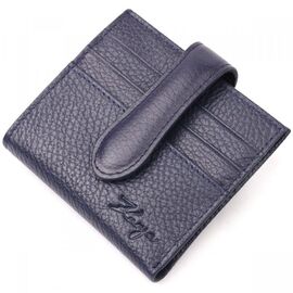 Придбати Стильний жіночий гаманець із натуральної шкіри KARYA 20943 Синій, image , характеристики, відгуки