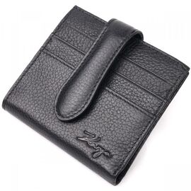 Придбати Класичний жіночий гаманець із натуральної шкіри KARYA 20945 Чорний, image , характеристики, відгуки