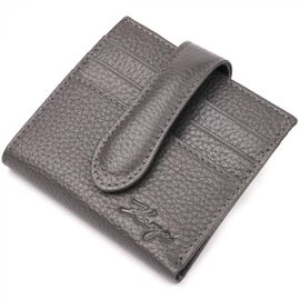 Придбати Відмінний жіночий гаманець із натуральної шкіри KARYA 20946 Сірий, image , характеристики, відгуки