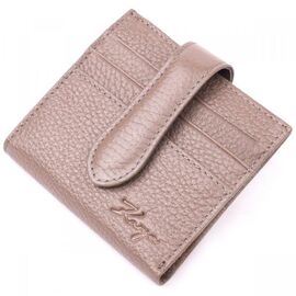 Придбати Надійний жіночий гаманець із натуральної шкіри KARYA 20948 Бежевий, image , характеристики, відгуки