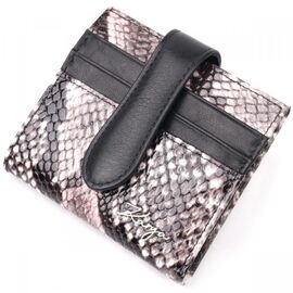 Придбати Чудовий жіночий гаманець із натуральної фактурної шкіри KARYA 20955 Чорний, image , характеристики, відгуки