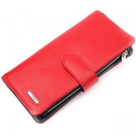 Купить Практичное женское портмоне из натуральной кожи KARYA 20997 Красный, фото , характеристики, отзывы