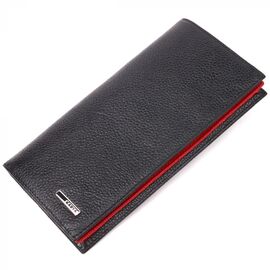 Придбати Вертикальний жіночий гаманець із натуральної шкіри KARYA 21017 Чорний, image , характеристики, відгуки