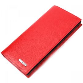 Купить Яркий вертикальный женский кошелек из натуральной кожи KARYA 21018 Красный, фото , характеристики, отзывы
