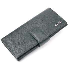 Придбати Неймовірний жіночий гаманець із натуральної шкіри KARYA 21027 Зелений, image , характеристики, відгуки