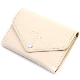 Придбати Горизонтальний жіночий гаманець із монетницею з натуральної шкіри KARYA 21070 Молочний, image , характеристики, відгуки