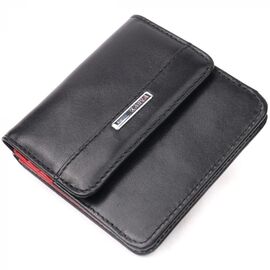 Придбати Компактний жіночий гаманець із гладкої натуральної шкіри KARYA 21122 Чорний, image , характеристики, відгуки