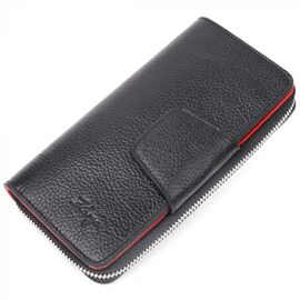 Придбати Надійний жіночий гаманець з натуральної шкіри KARYA 21151 Чорний, image , характеристики, відгуки