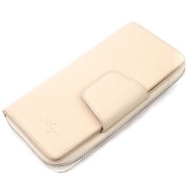 Придбати Відмінний жіночий гаманець з натуральної шкіри KARYA 21153 Молочний, image , характеристики, відгуки