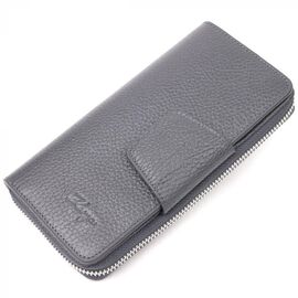 Придбати Універсальний жіночий гаманець із натуральної шкіри KARYA 21154 Сірий, image , характеристики, відгуки