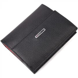 Придбати Компактний жіночий гаманець на магніті з натуральної шкіри KARYA 21185 Чорний, image , характеристики, відгуки