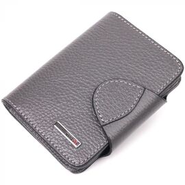 Купить Стильный женский кошелек из натуральной кожи KARYA 21349 Серый, фото , характеристики, отзывы