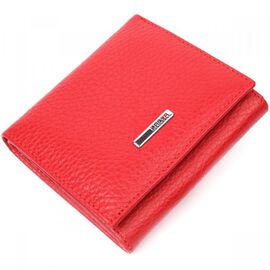 Купить - Женский небольшой кошелек с монетницей из натуральной кожи KARYA 21380 Красный, фото , характеристики, отзывы