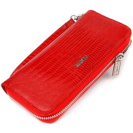 Купить Оригинальный кошелек для женщин из натуральной фактурной кожи CANPELLINI 21613 Красный, фото , характеристики, отзывы