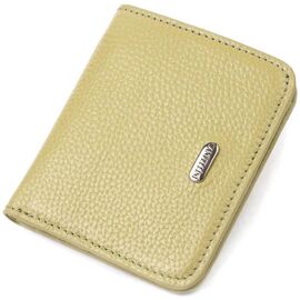 Придбати Компактний жіночий гаманець із натуральної шкіри флотар CANPELLINI 21793 Оливковий, image , характеристики, відгуки