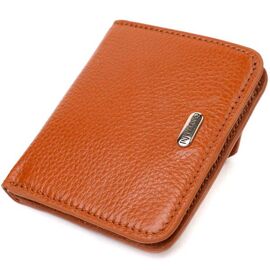 Придбати Невеликий жіночий гаманець із натуральної шкіри флотар CANPELLINI 21796 Світло-коричневий, image , характеристики, відгуки
