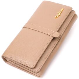 Придбати Практичний жіночий гаманець з великою кількістю відділень із натуральної шкіри Tony Bellucci 21959 Бежевий, image , характеристики, відгуки
