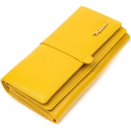 Придбати Барвистий жіночий гаманець з великою кількістю відділень із натуральної шкіри Tony Bellucci 21960 Жовтий, image , характеристики, відгуки