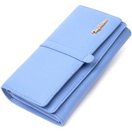 Придбати Красивий жіночий гаманець з великою кількістю відділень із натуральної шкіри Tony Bellucci 21962 Блакитний, image , характеристики, відгуки