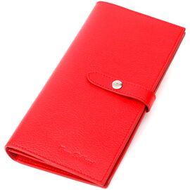 Купить Вертикальное тонкое портмоне для женщин из натуральной кожи Tony Bellucci 22035 Красный, фото , характеристики, отзывы