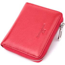 Купить - Симпатичный женский кошелек из натуральной кожи ST Leather 22448 Красный, фото , характеристики, отзывы