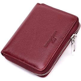 Купить - Практичный кошелек для женщин из натуральной кожи ST Leather 22450 Бордовый, фото , характеристики, отзывы