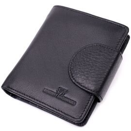 Купить - Надежный кошелек для женщин вертикального типа из натуральной кожи ST Leather 22451 Черный, фото , характеристики, отзывы