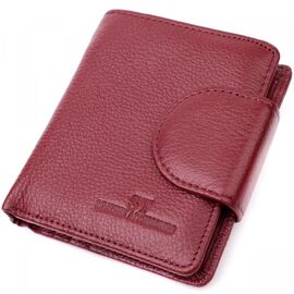 Придбати Жіночий гаманець вертикального типу із натуральної шкіри ST Leather 22452 Бордовий, image , характеристики, відгуки