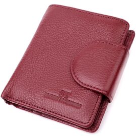 Купить - Женский кошелек вертикального типа из натуральной кожи ST Leather 22452 Бордовый, фото , характеристики, отзывы