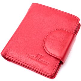 Купить - Женский яркий кошелек вертикального типа из натуральной кожи ST Leather 22453 Красный, фото , характеристики, отзывы