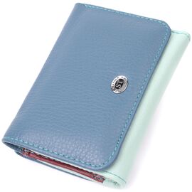 Купить - Красочный женский кошелек из натуральной кожи ST Leather 22493 Разноцветный, фото , характеристики, отзывы