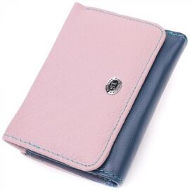 Купить - Практичный кошелек для девушек из натуральной кожи ST Leather 22496 Разноцветный, фото , характеристики, отзывы