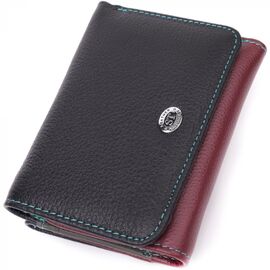 Придбати Зручний гаманець для дівчат із натуральної шкіри ST Leather 22497 Різнокольоровий, image , характеристики, відгуки