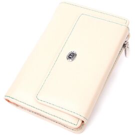 Придбати Місткий гаманець для жінок із натуральної шкіри ST Leather 22500 Білий, image , характеристики, відгуки