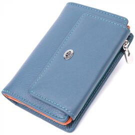 Купить - Интересный кошелек для женщин из натуральной кожи ST Leather 22504 Бирюзовый, фото , характеристики, отзывы
