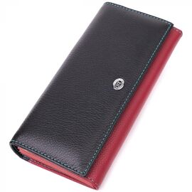 Придбати Місткий гаманець для прекрасних жінок із натуральної шкіри ST Leather 22517 Різнокольоровий, image , характеристики, відгуки
