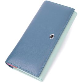Придбати Цікавий жіночий гаманець з натуральної шкіри ST Leather 22525 Різнокольоровий, image , характеристики, відгуки