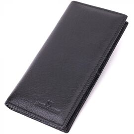 Купить Вместительный вертикальный женский кошелек на магнитах из натуральной кожи ST Leather 22540 Черный, фото , характеристики, отзывы