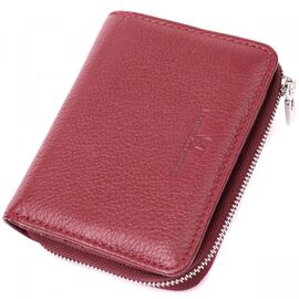 Придбати Жіночий гаманець середнього розміру з натуральної шкіри ST Leather 22551 Бордовий, image , характеристики, відгуки