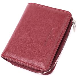 Купить - Женский кошелек среднего размера из натуральной кожи ST Leather 22551 Бордовый, фото , характеристики, отзывы